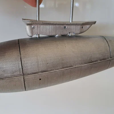 Bình xăng phụ (Drop Tank) P-51 Mustang cho máy bay RC