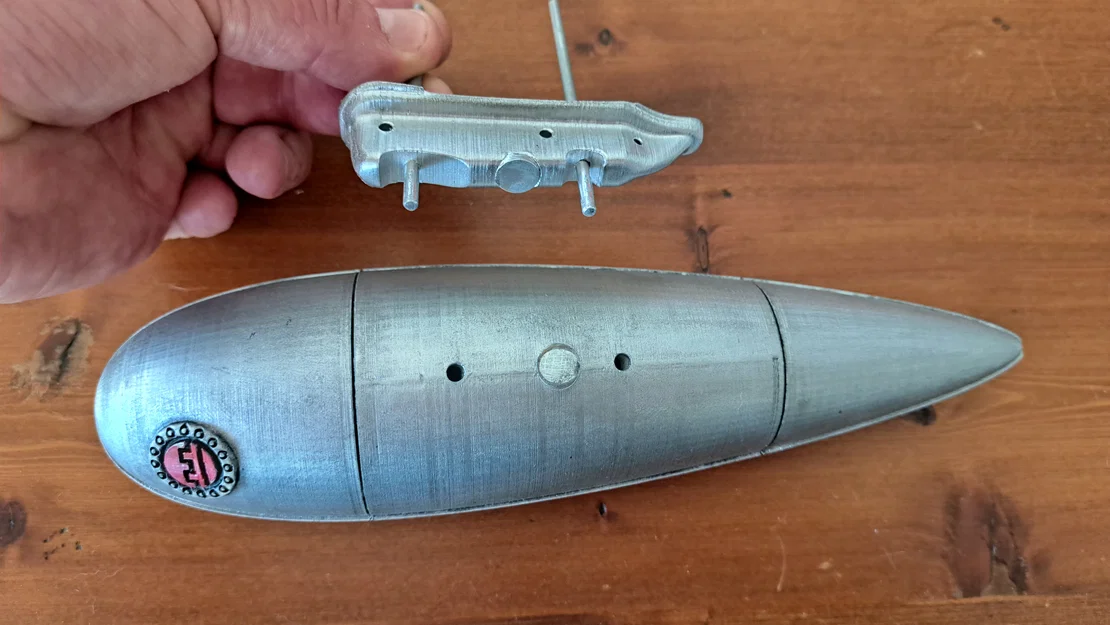 Bình xăng phụ (Drop Tank) P-51 Mustang cho máy bay RC - Image 3
