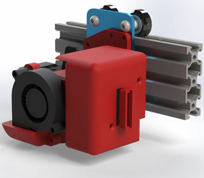 Gá Carriage BIQU H2 V2S REVO cho Sidewinder X2 + ống gió 5015 + BL-Touch 3.1 - Image 1