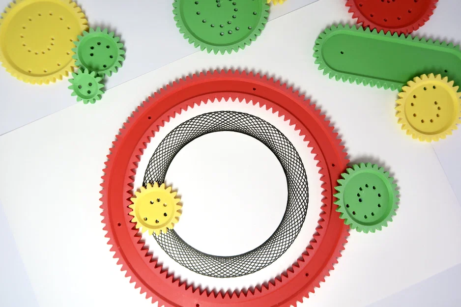 Spirograph – Bộ bánh răng vẽ Hypocycloid - Image 1