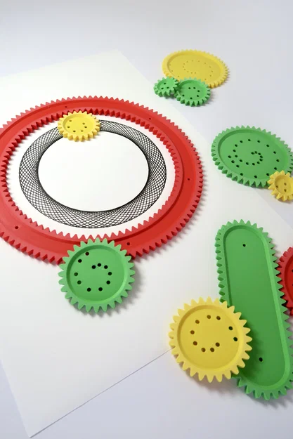 Spirograph – Bộ bánh răng vẽ Hypocycloid - Image 3