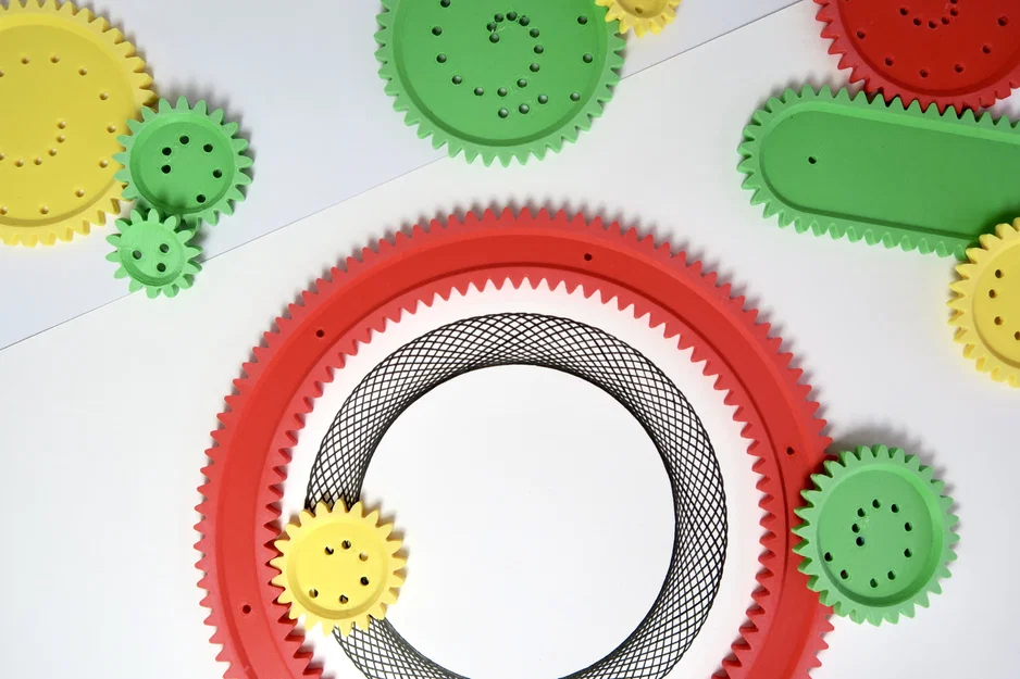 Spirograph – Bộ bánh răng vẽ Hypocycloid - Image 4