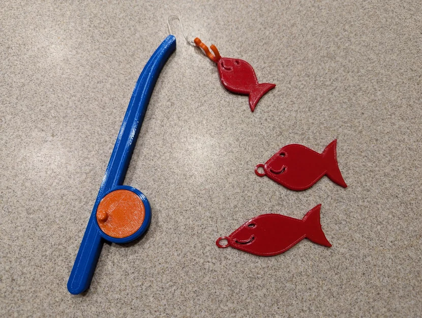 Đồ chơi cần câu bồn tắm (Bathtub Fishing Pole Toy) - Image 2