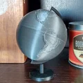 Quả địa cầu địa hình (Topographic) kèm chân đế - Thumbnail 2