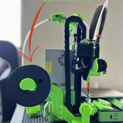 Remix giá đỡ spool cho cuộn lớn & cuộn lỗ 40mm nhỏ hơn cho Lerdge ix Z base