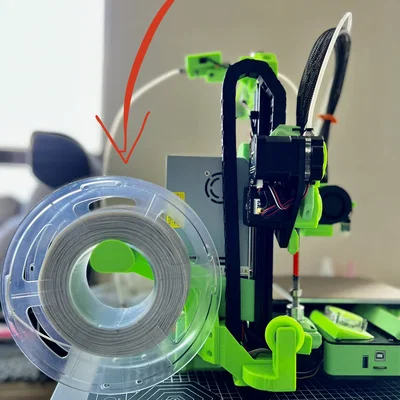 Remix giá đỡ spool cho cuộn lớn & cuộn lỗ 40mm nhỏ hơn cho Lerdge ix Z base