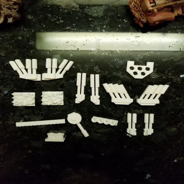 Gaslands Greebles #1 (Pipes and Such) – Phụ kiện độ xe - Image 2