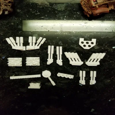 Gaslands Greebles #1 (Pipes and Such) – Phụ kiện độ xe