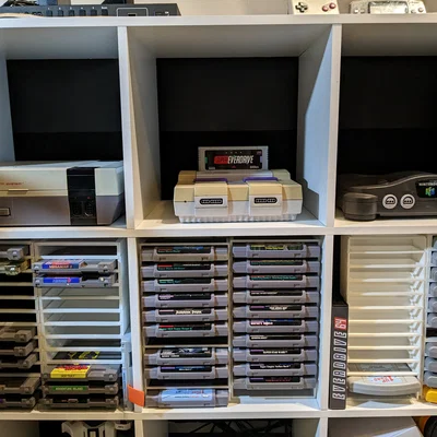 Kệ đựng băng game dạng mở rộng (Expandable Video Game Cartridge Shelf)