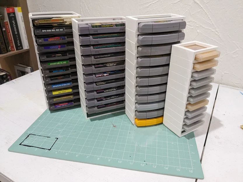 Kệ đựng băng game dạng mở rộng (Expandable Video Game Cartridge Shelf) - Image 2