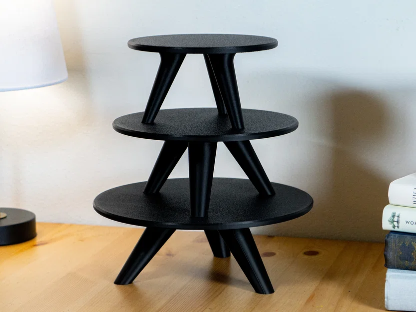 Kệ kê chậu cây mid-century modern đơn giản – dễ in – nhiều kích thước - Image 3