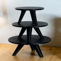 Kệ kê chậu cây mid-century modern đơn giản – dễ in – nhiều kích thước - Thumbnail 3