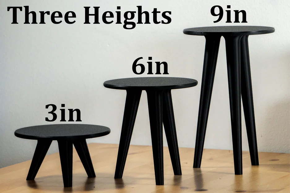Kệ kê chậu cây mid-century modern đơn giản – dễ in – nhiều kích thước - Image 5