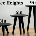 Kệ kê chậu cây mid-century modern đơn giản – dễ in – nhiều kích thước - Thumbnail 5
