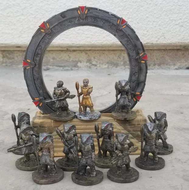 Stargate Jaffa và System Lord (Miniatures 28mm) - Image 1