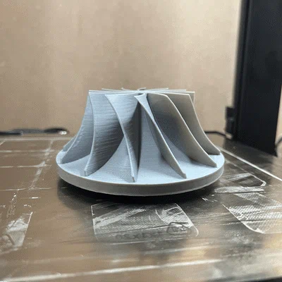 Mô hình cánh quạt ly tâm (Impeller) tối ưu cho dự án bơm và quạt gió