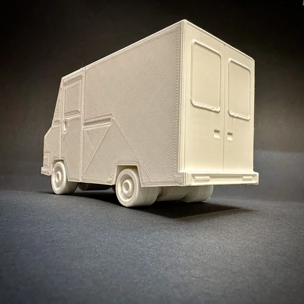 Mô hình xe tải JDM Delivery Van in 3D (Print-in-place) - Image 3