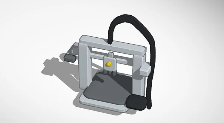 Mô hình thu nhỏ máy in 3D Bambu Lab A1 trang trí để bàn - Image 1