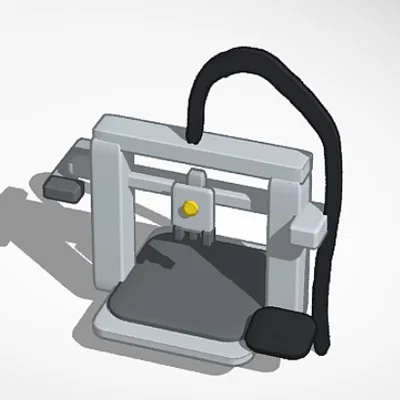 Mô hình thu nhỏ máy in 3D Bambu Lab A1 trang trí để bàn