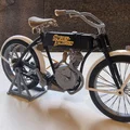 Mô hình xe mô tô cổ điển Harley Davidson 1910 - In 3D siêu chi tiết - Thumbnail 4