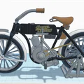 Mô hình xe mô tô cổ điển Harley Davidson 1910 - In 3D siêu chi tiết - Thumbnail 5