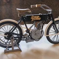 Mô hình xe mô tô cổ điển Harley Davidson 1910 - In 3D siêu chi tiết - Thumbnail 9