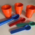 Đồ chơi tắm cho bé: Kem ốc quế xếp chồng - Thumbnail 2