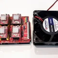 Vỏ Arduino Uno R3 + CNC Shield + nắp quạt 50x50 - Thumbnail 7