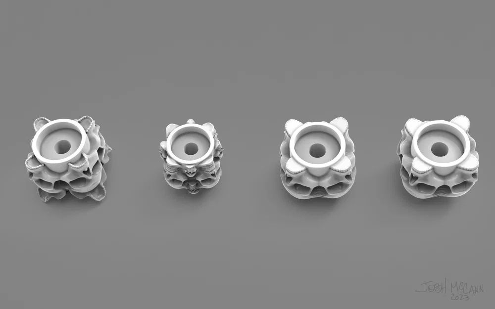 Nút vặn đàn guitar điện hình đầu lâu - Phụ kiện in 3D độc đáo - Image 5