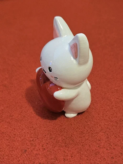 Love Heart Kitty - Mèo ôm trái tim dễ thương - Image 3