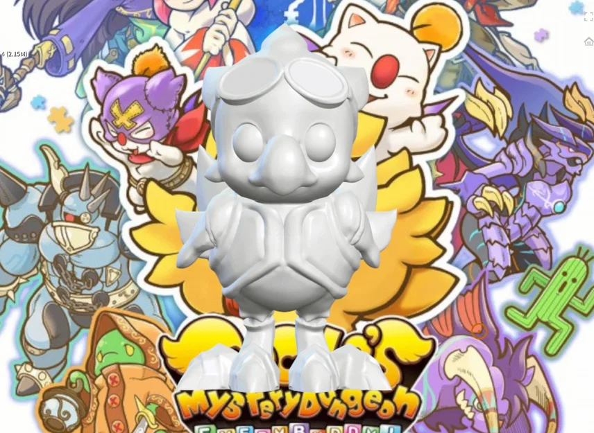 Mô hình Chocobo dễ thương từ Final Fantasy (In 3D) - Image 1
