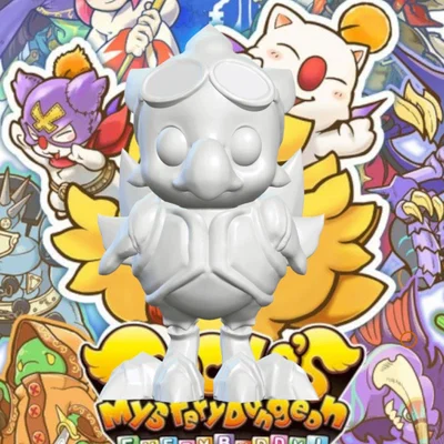 Mô hình Chocobo dễ thương từ Final Fantasy (In 3D)