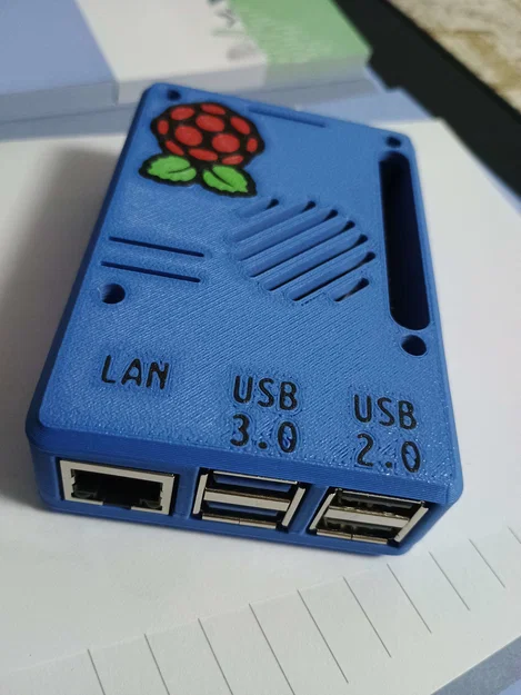 Vỏ bảo vệ Raspberry Pi 5 với thiết kế ốc vít và lỗ gắn nhiệt chắc chắn - Image 1