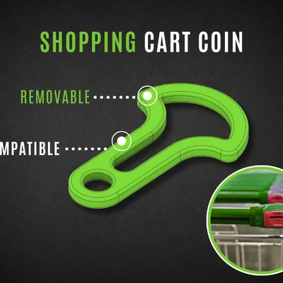 Đồng xu mở xe đẩy mua sắm (Shopping Cart Coin)