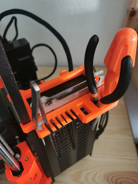 Mk4 Toolholder (Bản remix gọn hơn, thêm chỗ cho tweezers & side cutter) - Image 1