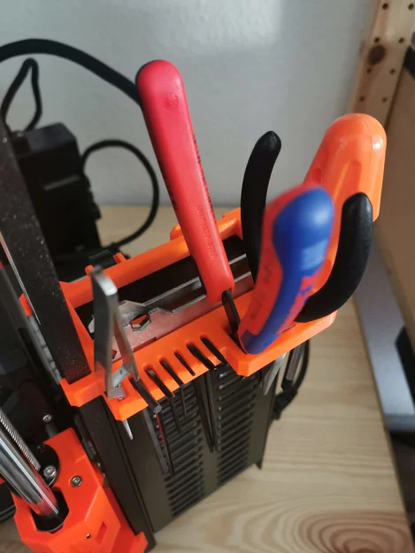 Mk4 Toolholder (Bản remix gọn hơn, thêm chỗ cho tweezers & side cutter) - Image 2