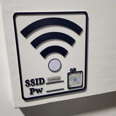 Bảng thông tin Wi-Fi tích hợp NFC và QR Code thông minh