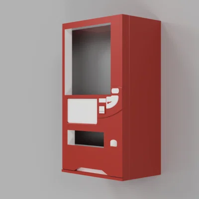 Máy bán hàng tự động (Vending machine) lắp ráp bằng nam châm