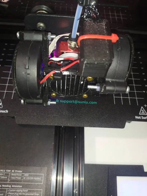Nâng cấp làm mát hotend Sunlu T3 + adapter direct drive - Image 6