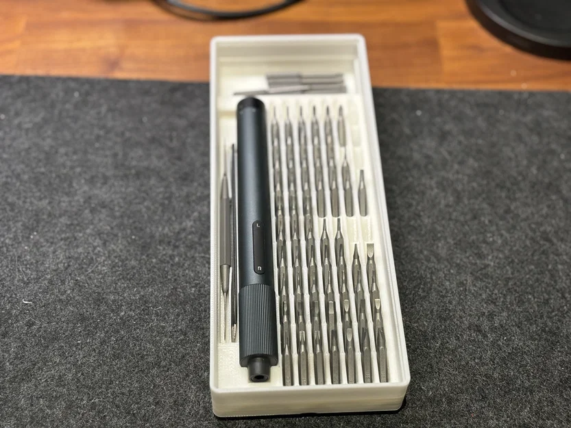 Gridfinity cho Xiaomi Electric Precision Screwdriver (70 Bits) - Image 1
