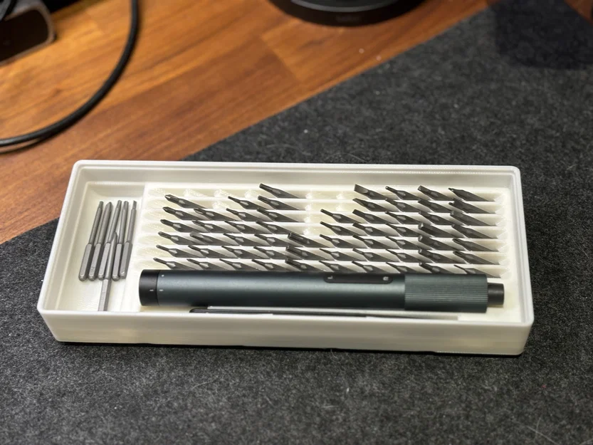 Gridfinity cho Xiaomi Electric Precision Screwdriver (70 Bits) - Image 2