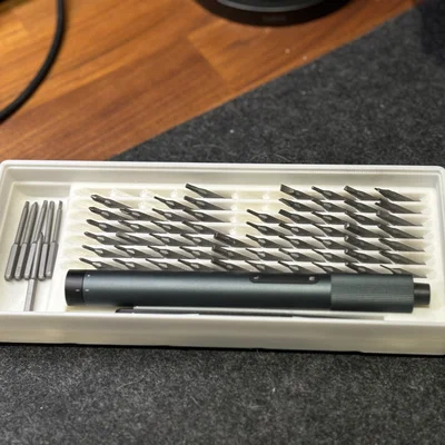 Gridfinity cho Xiaomi Electric Precision Screwdriver (70 Bits)