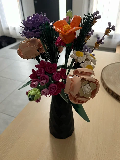 Bình hoa trang trí hiện đại cho bộ sưu tập LEGO Flowers - Image 1