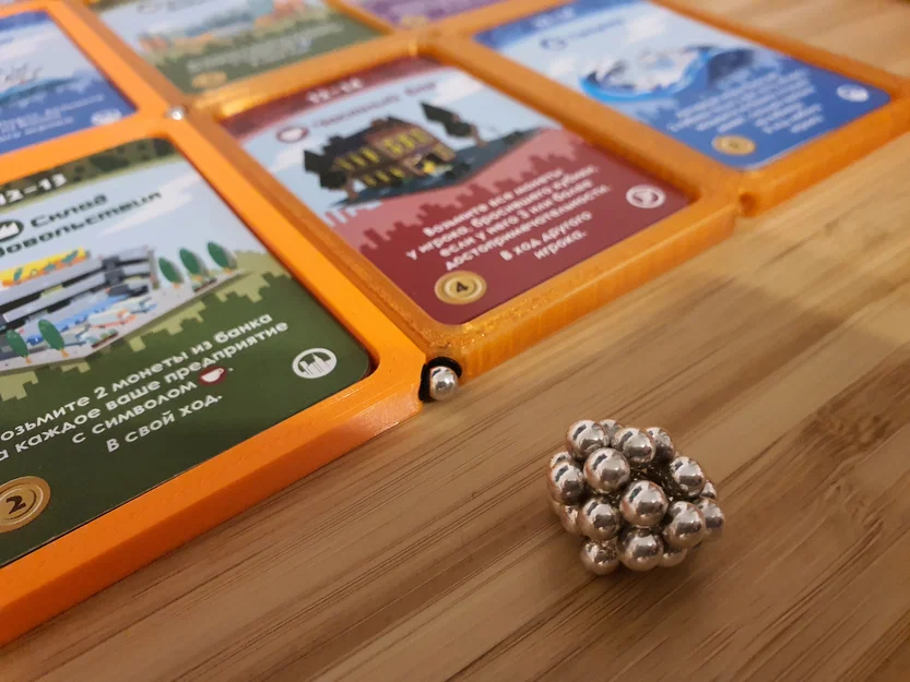 Organizer Machi Koro (Cards Inlay) – Khay/Module sắp xếp thẻ bài gắn nam châm - Image 7