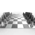 Bộ Cờ Vua Hiện Đại (Modern Chess Set) - Thumbnail 2
