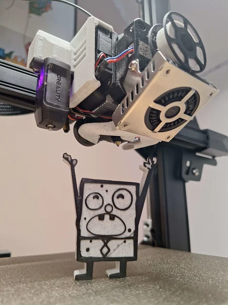 DoodleBob – Mẫu in 3D dễ in (cần support) - Image 1