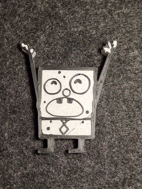 DoodleBob – Mẫu in 3D dễ in (cần support) - Image 3