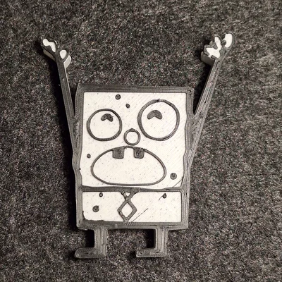 DoodleBob – Mẫu in 3D dễ in (cần support)