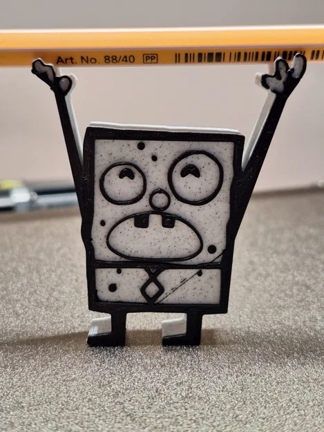 DoodleBob – Mẫu in 3D dễ in (cần support) - Image 4