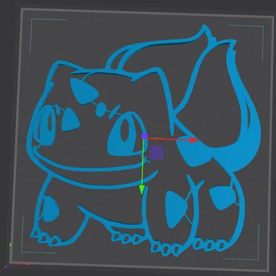 Mô hình treo tường Pokémon Bulbasaur in 3D độc đáo